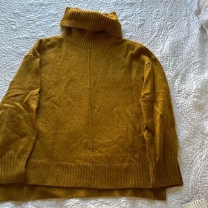 Mustard Yellow turtleneck Sweater